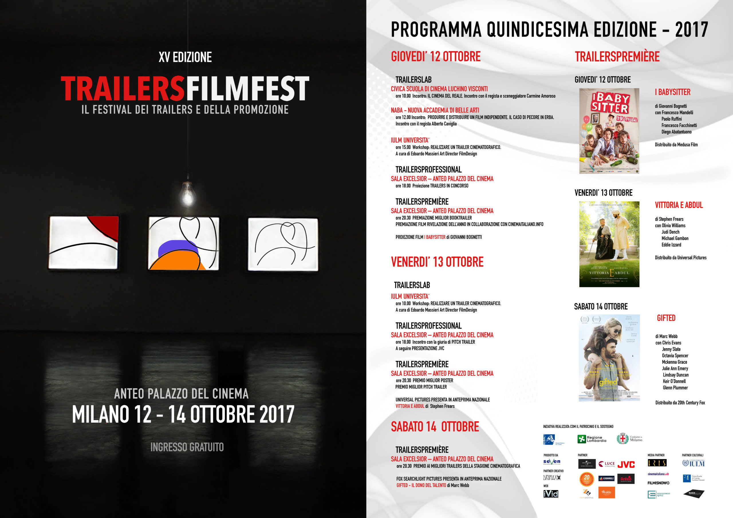 LOCANDINA PROGRAMMA TRAILERS FILMFEST 2017
